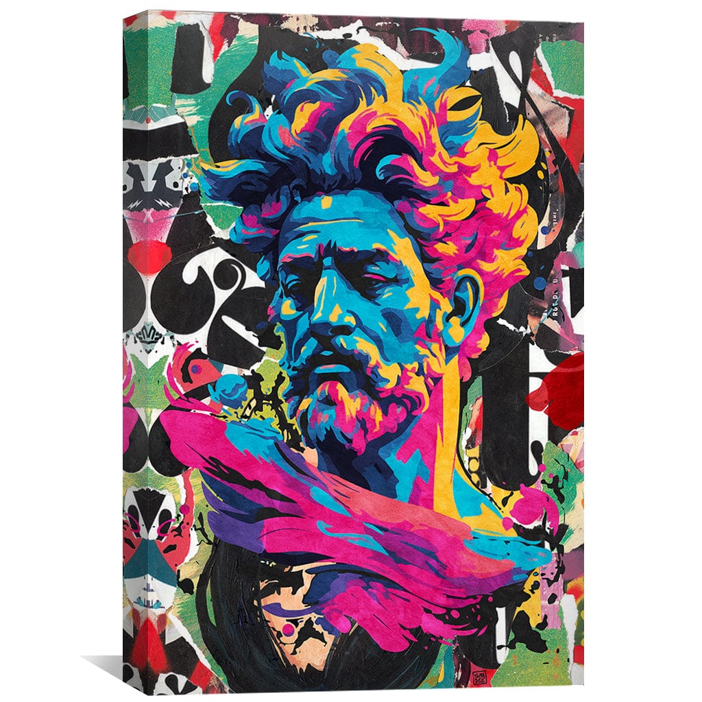 Toile abstraite Zeus