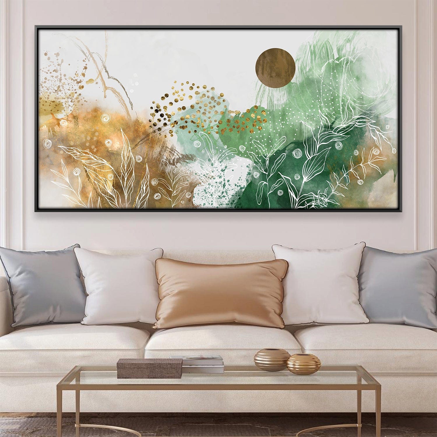 Prairies de la toile abstraite