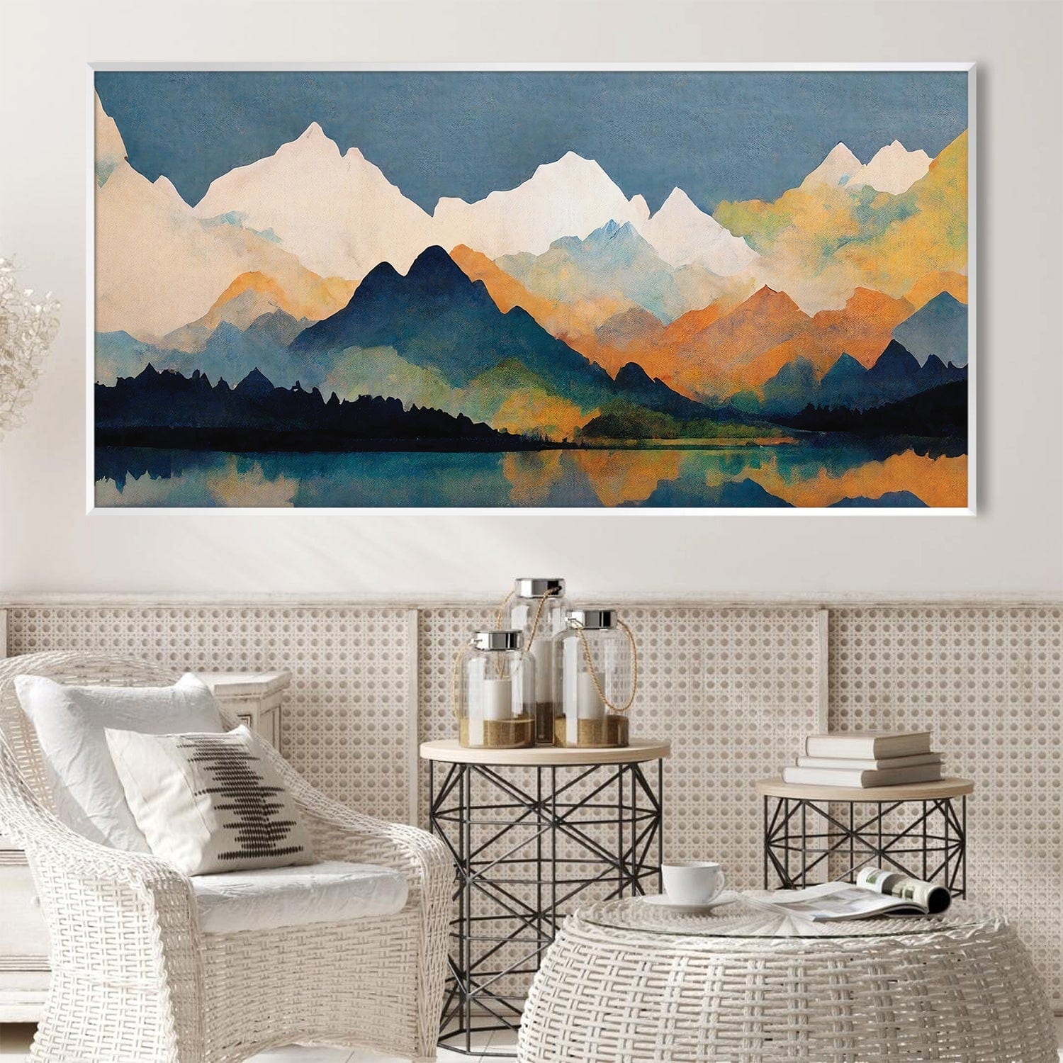Toile Montagnes sur Montagnes