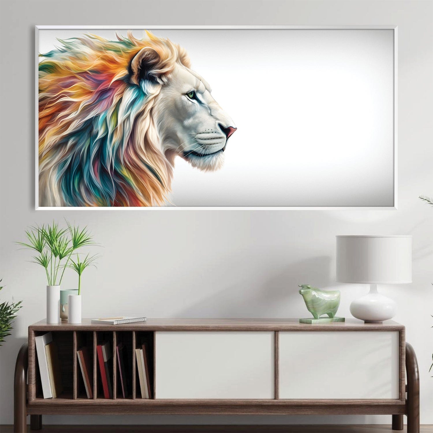 Toile Regard de Lion