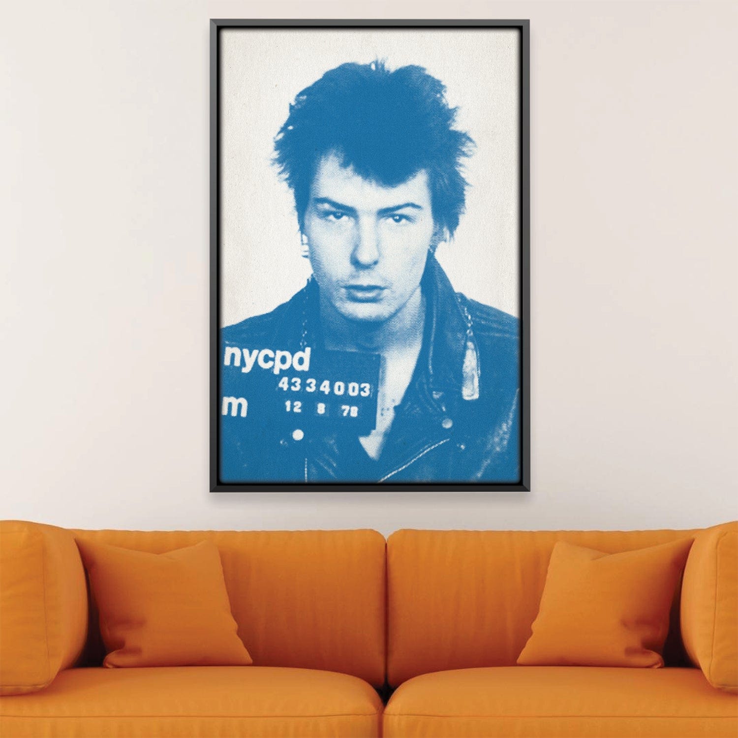 Sid Mugshot Toile Bleue