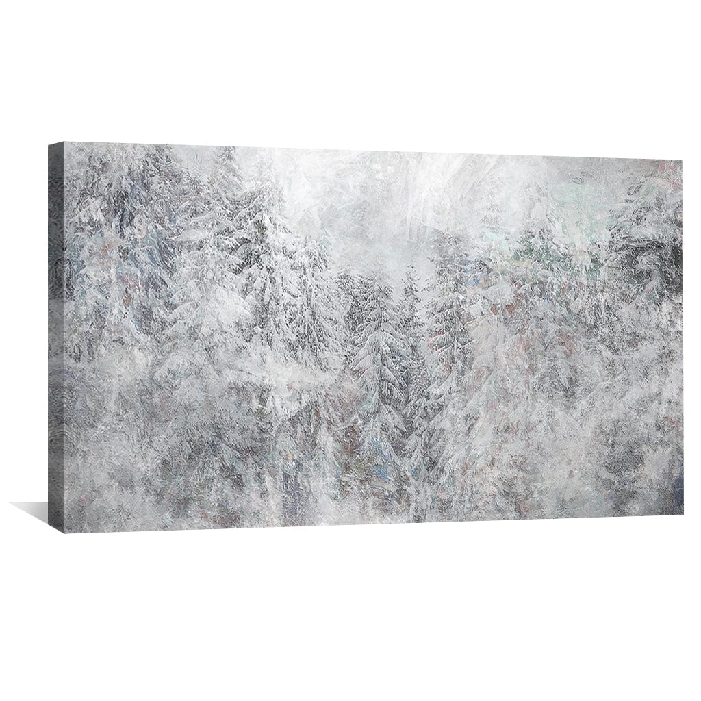 Toile Forêt enneigée