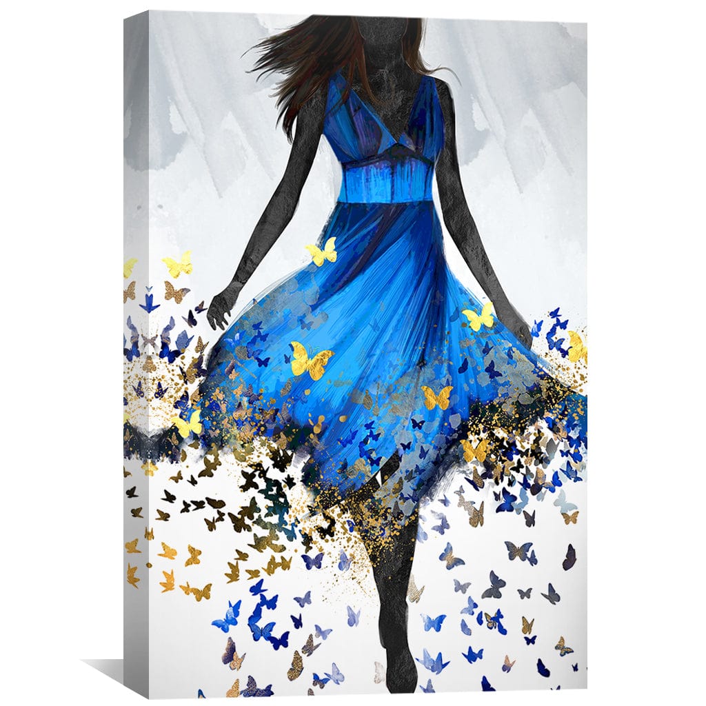 Toile Robe Papillon