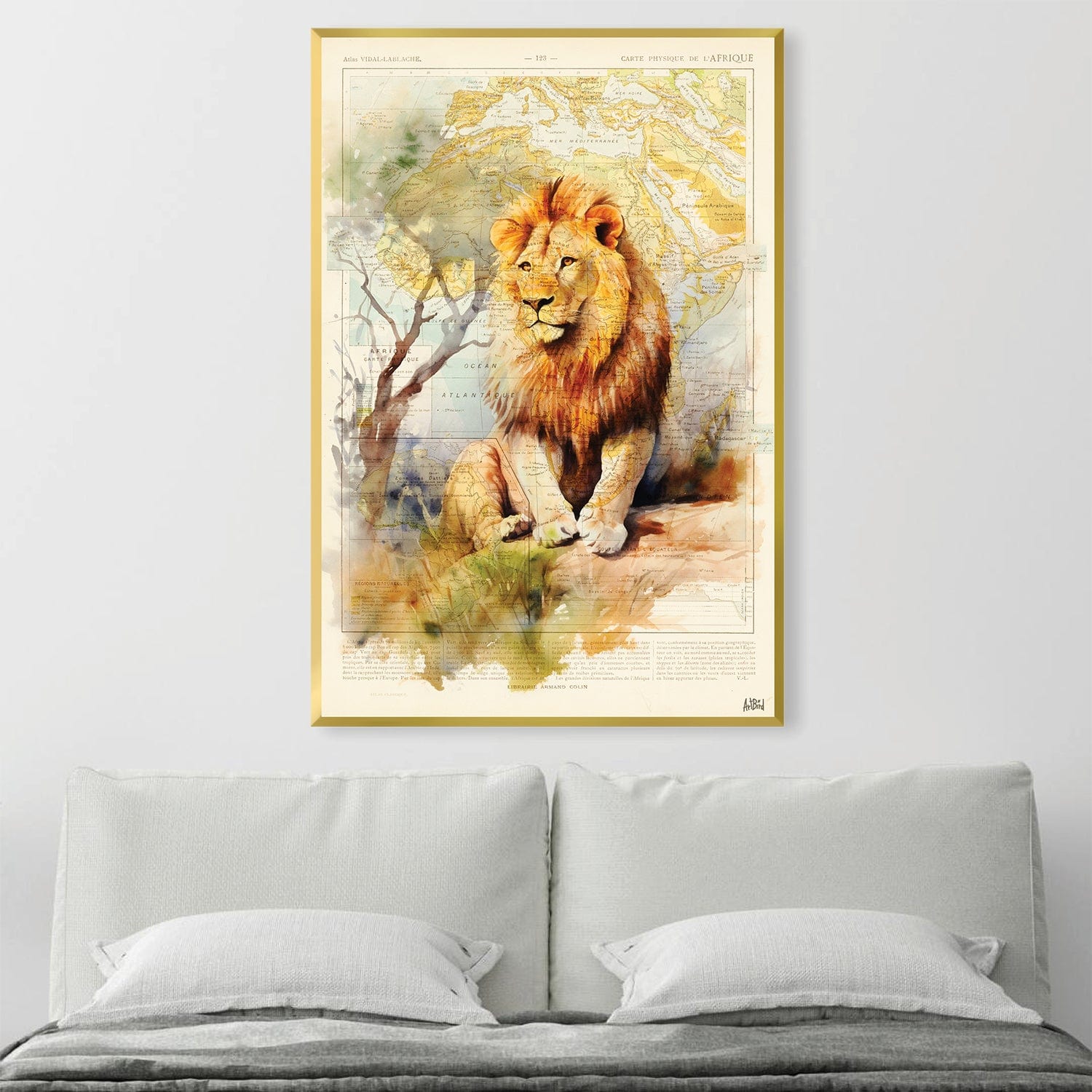 Toile Roi Lion
