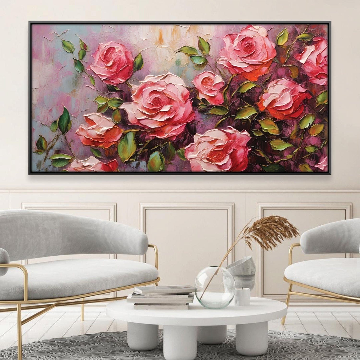 Toile de printemps en fleurs