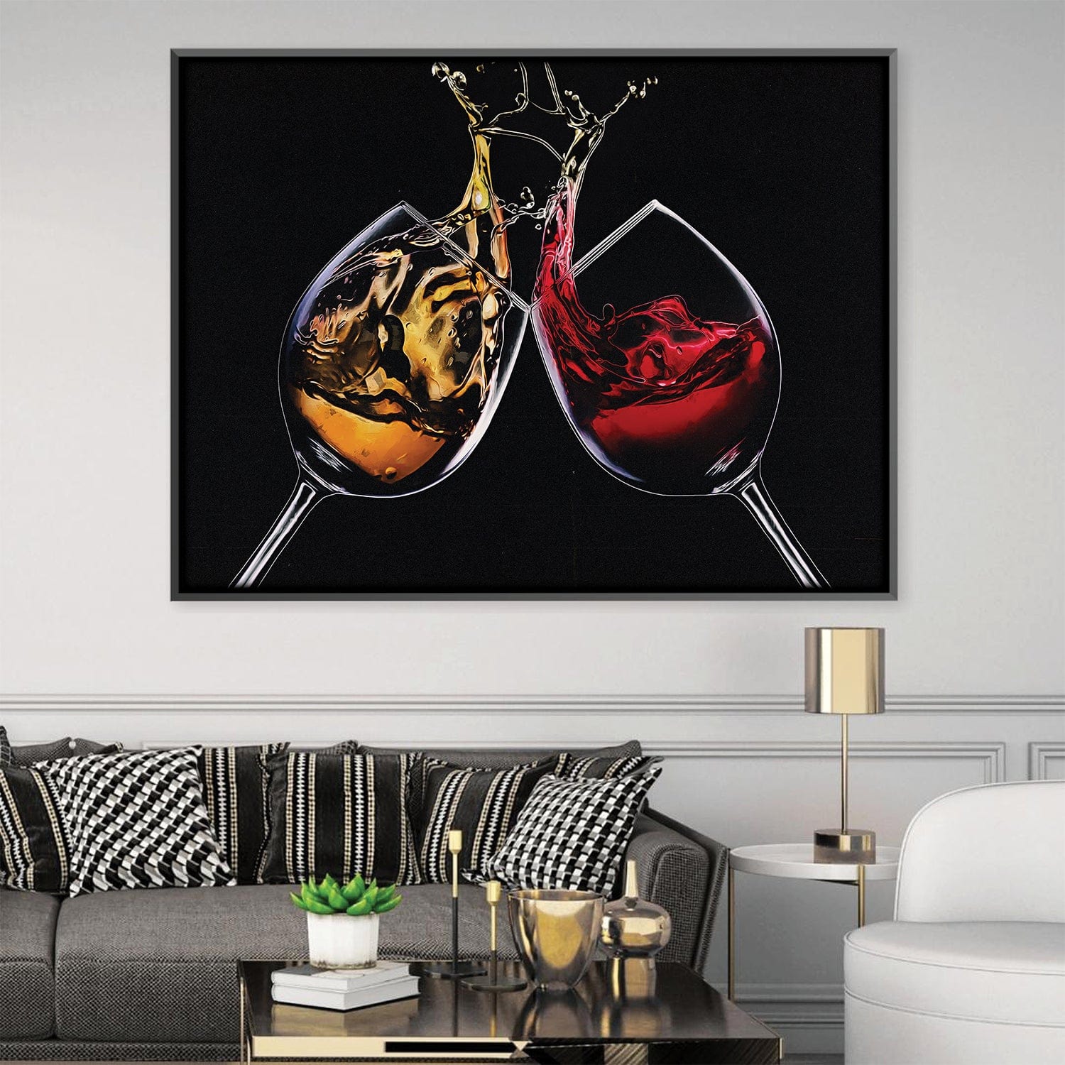Toile de dégustation de vins