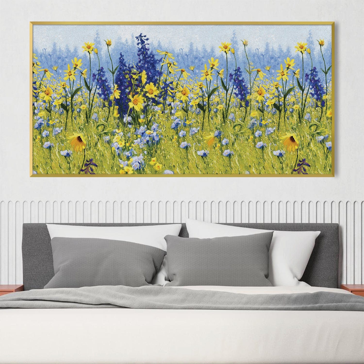 Leinwand mit Blumenwiese
