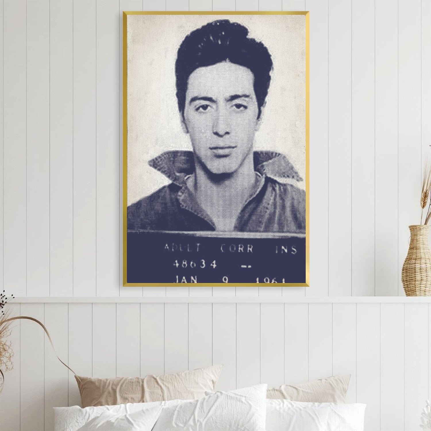 Pacino Mugshot-Leinwand