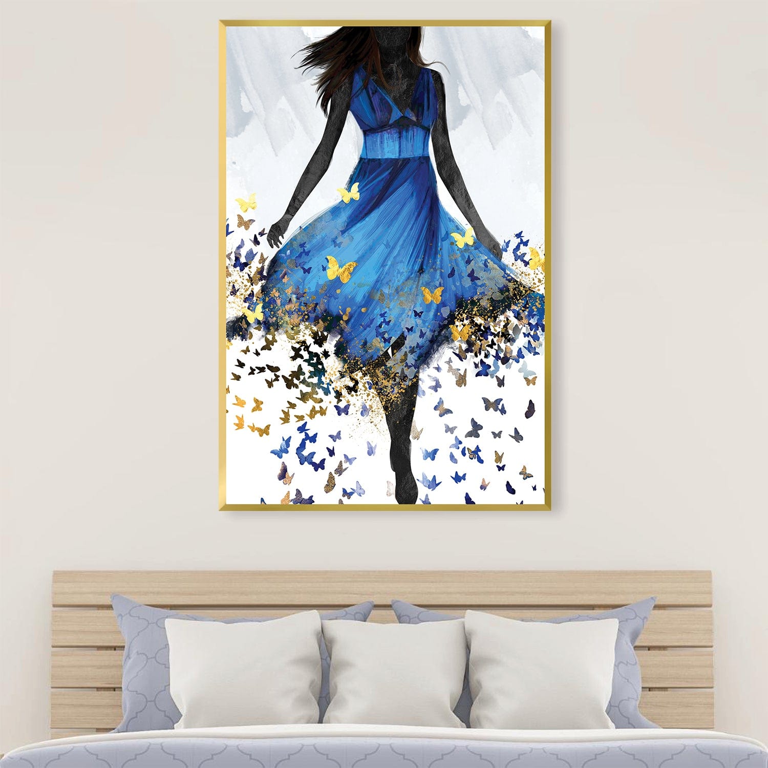 Toile Robe Papillon