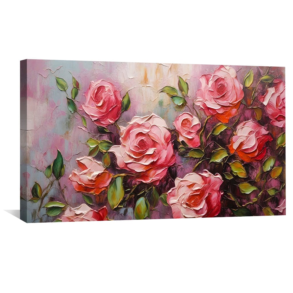 Toile de printemps en fleurs