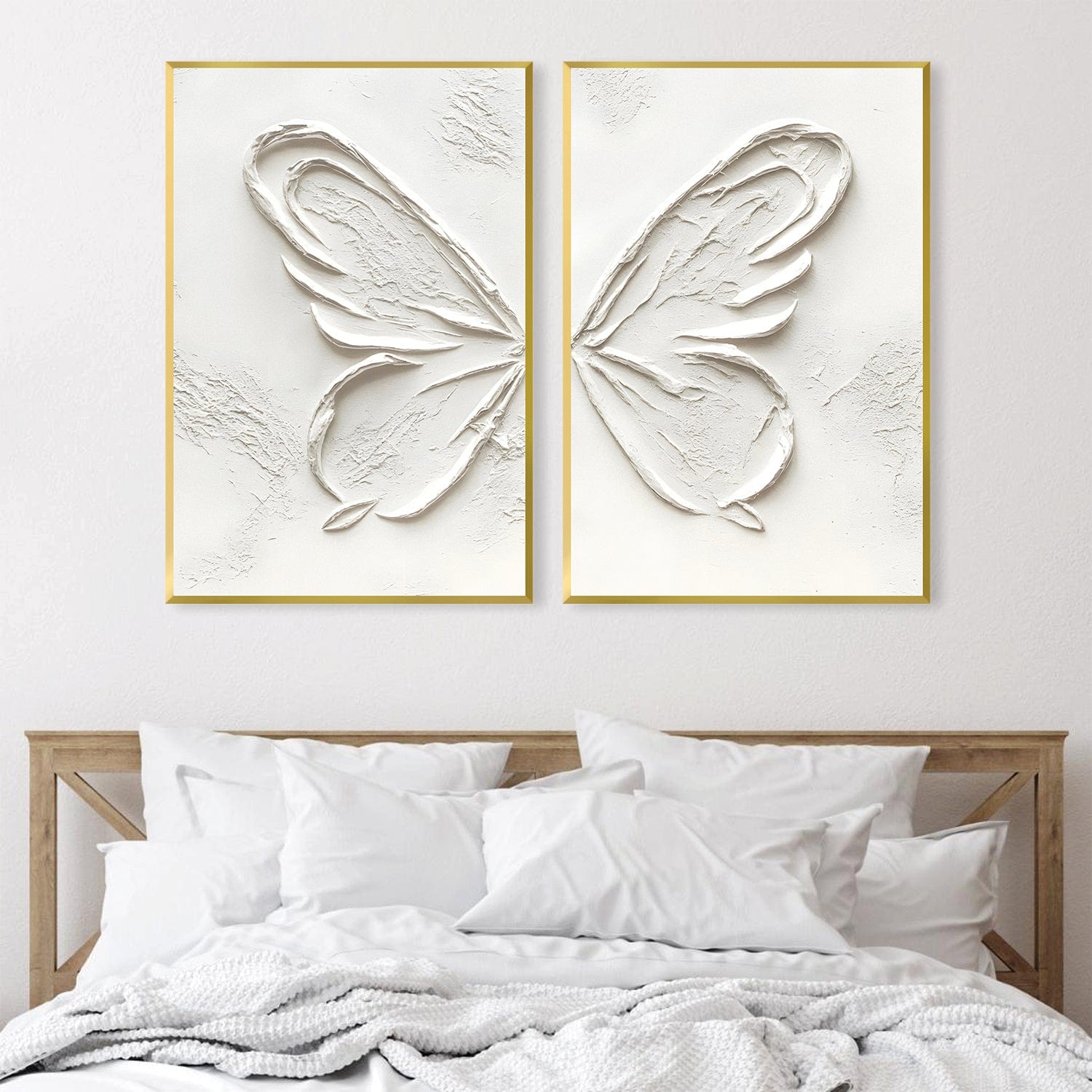 Toile papillon paisible