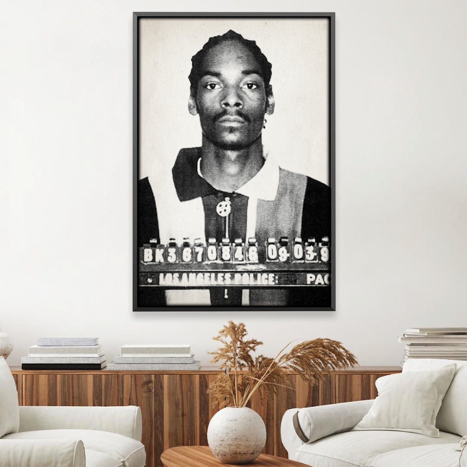 Snoop Mugshot Toile Noire