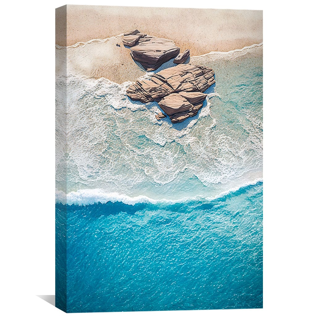 Washed Up Shores-Leinwand