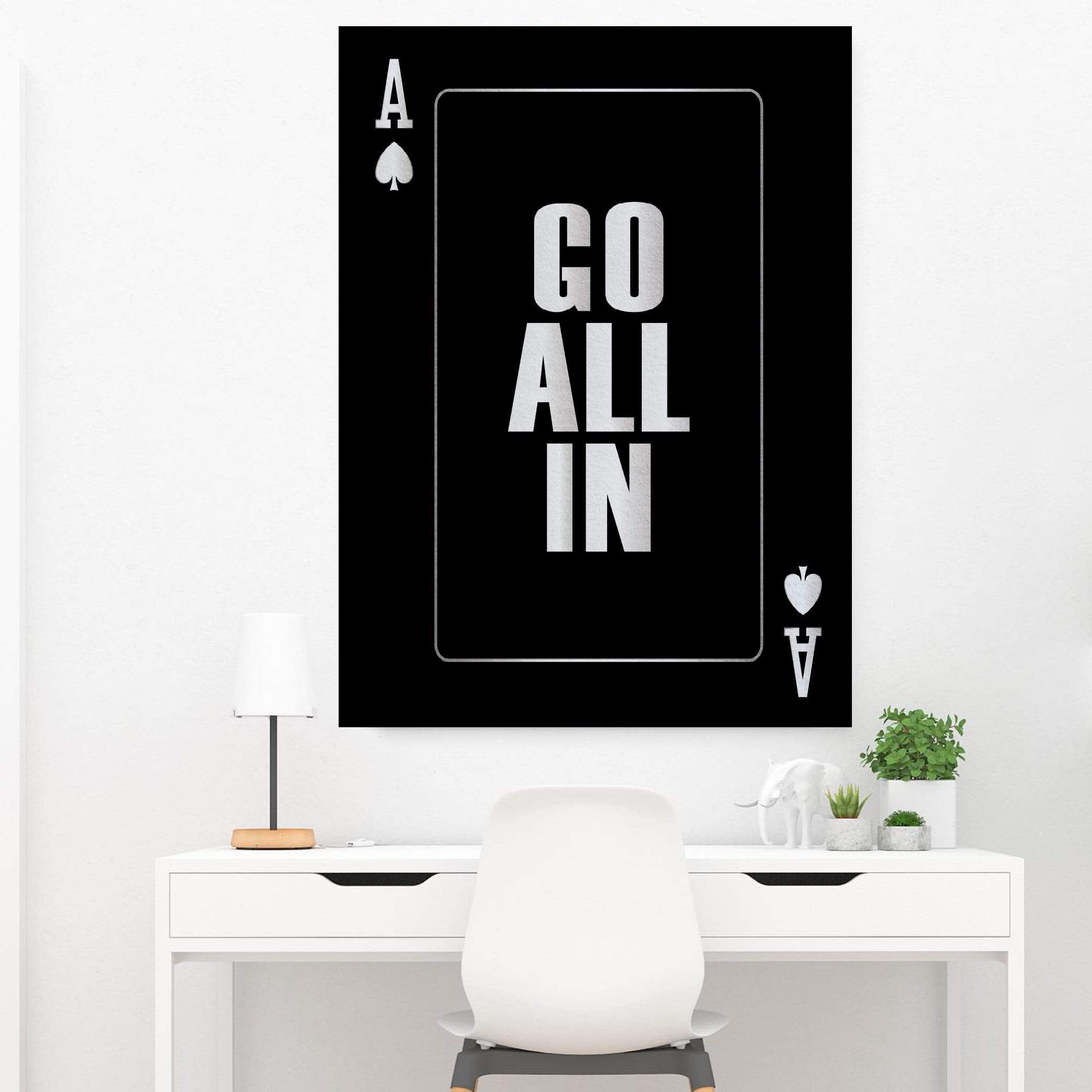 Gehen Sie All-In – Silberne Leinwand
