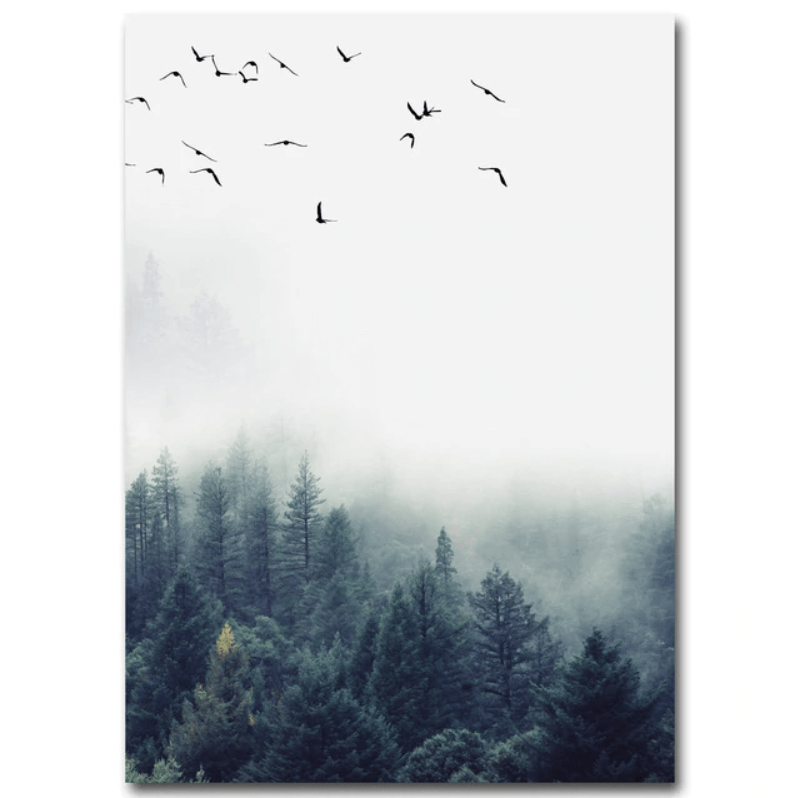 Toile Paysage Forestier
