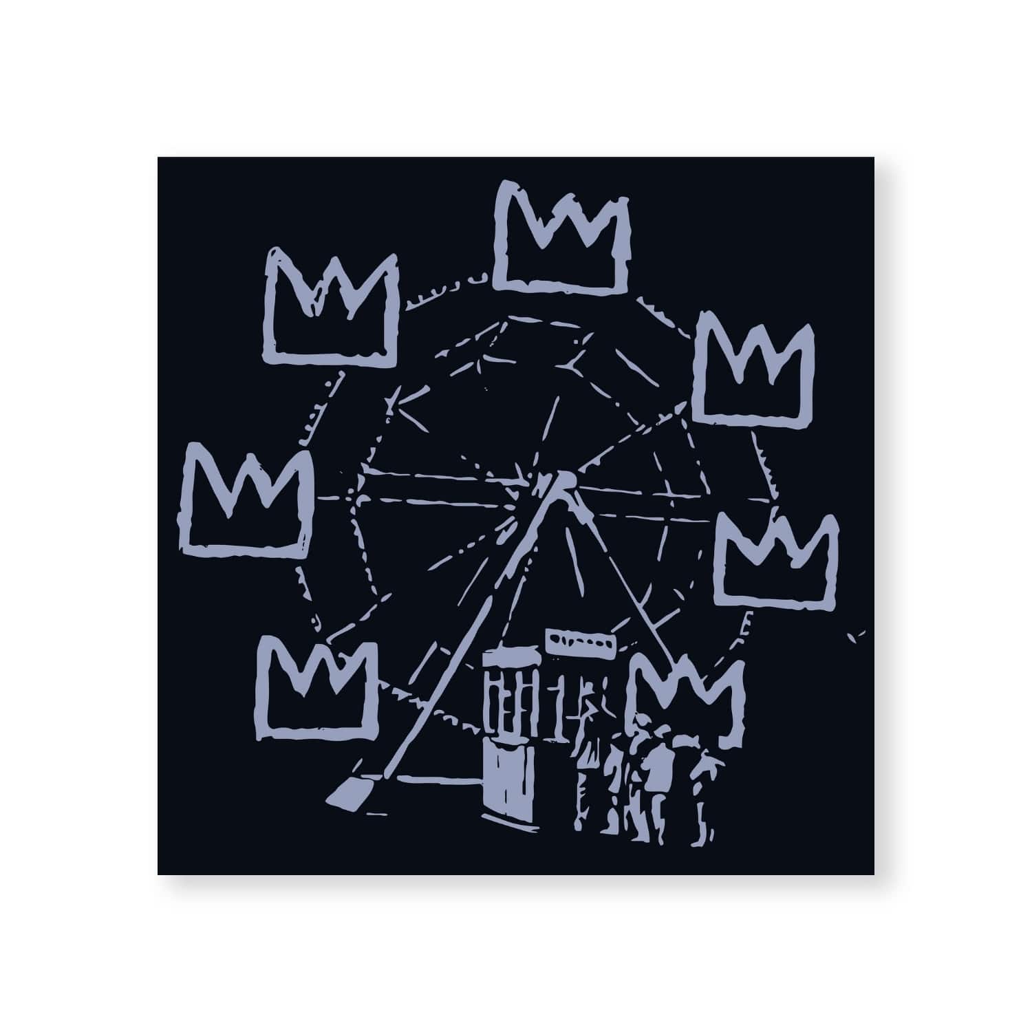 Toile Grande Roue de Banksy Basquiat