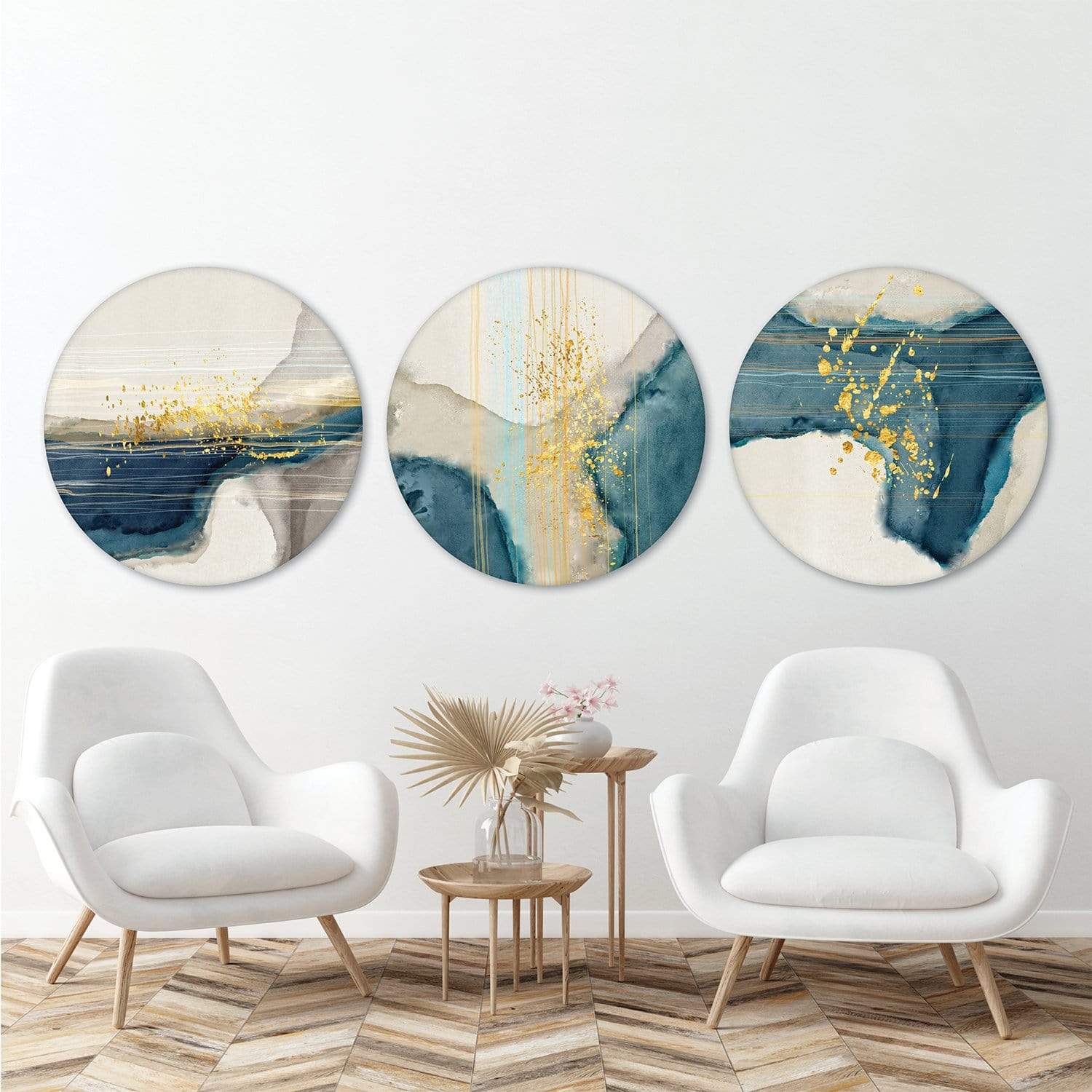 Toile abstraite spirituelle - Cercle