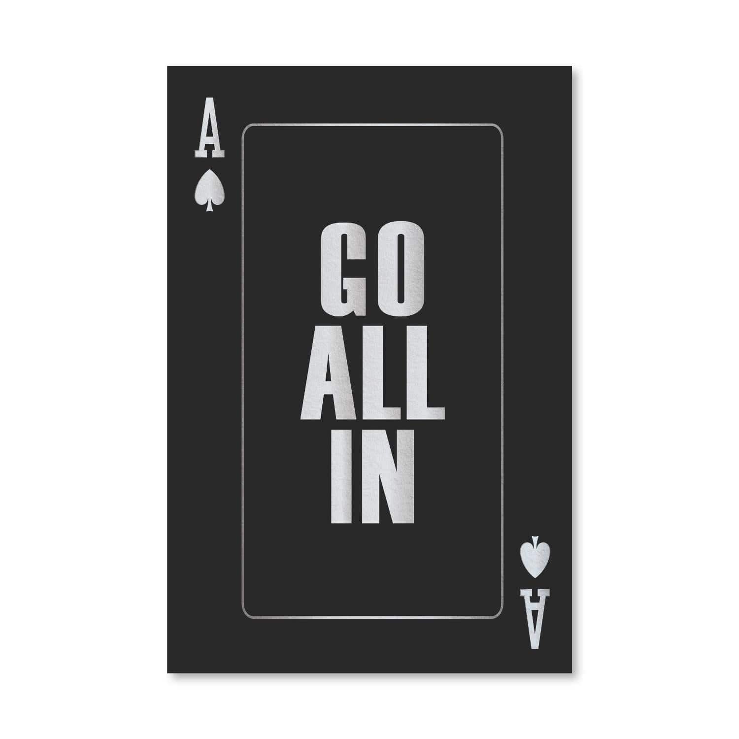 Gehen Sie All-In – Silberne Leinwand