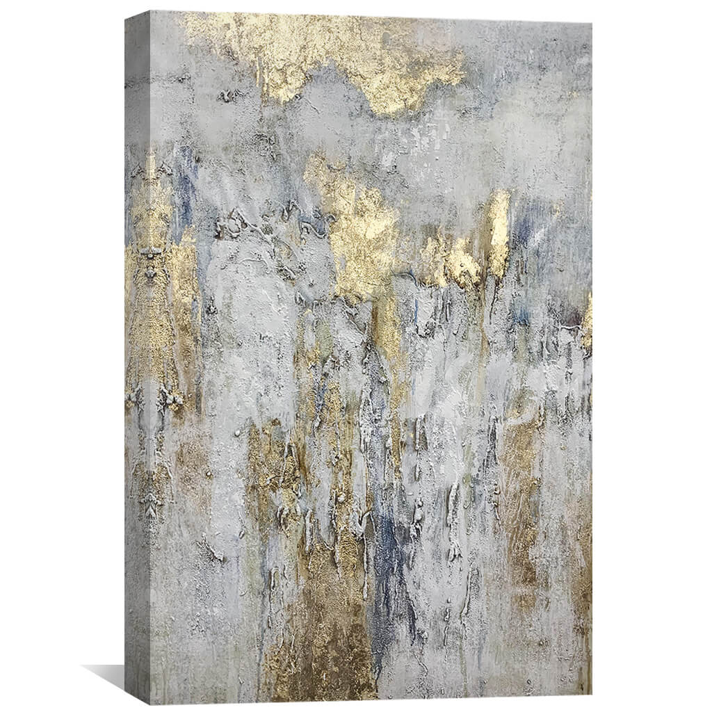 Peinture à l’huile dorée frappante