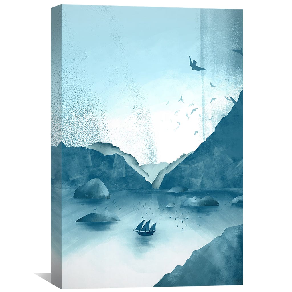 Toile Bateau Sur Le Lac
