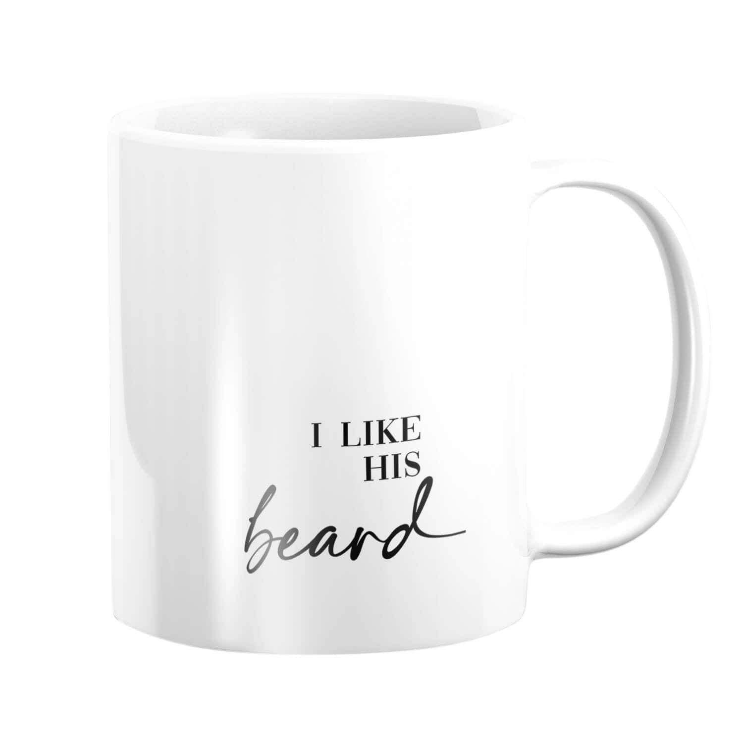 Tasse de fesses et de barbe