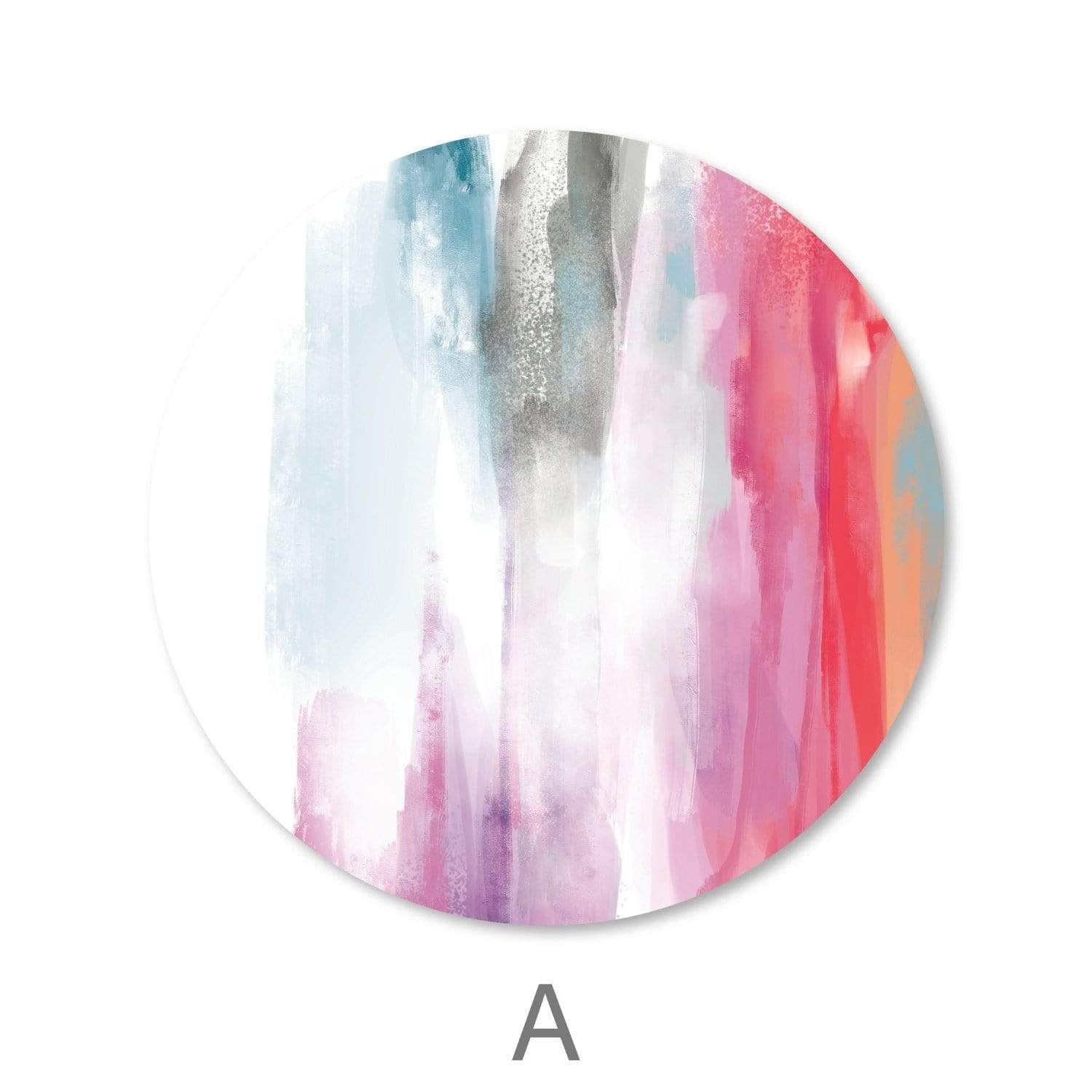 Toile Spectrum Strokes - Cercle