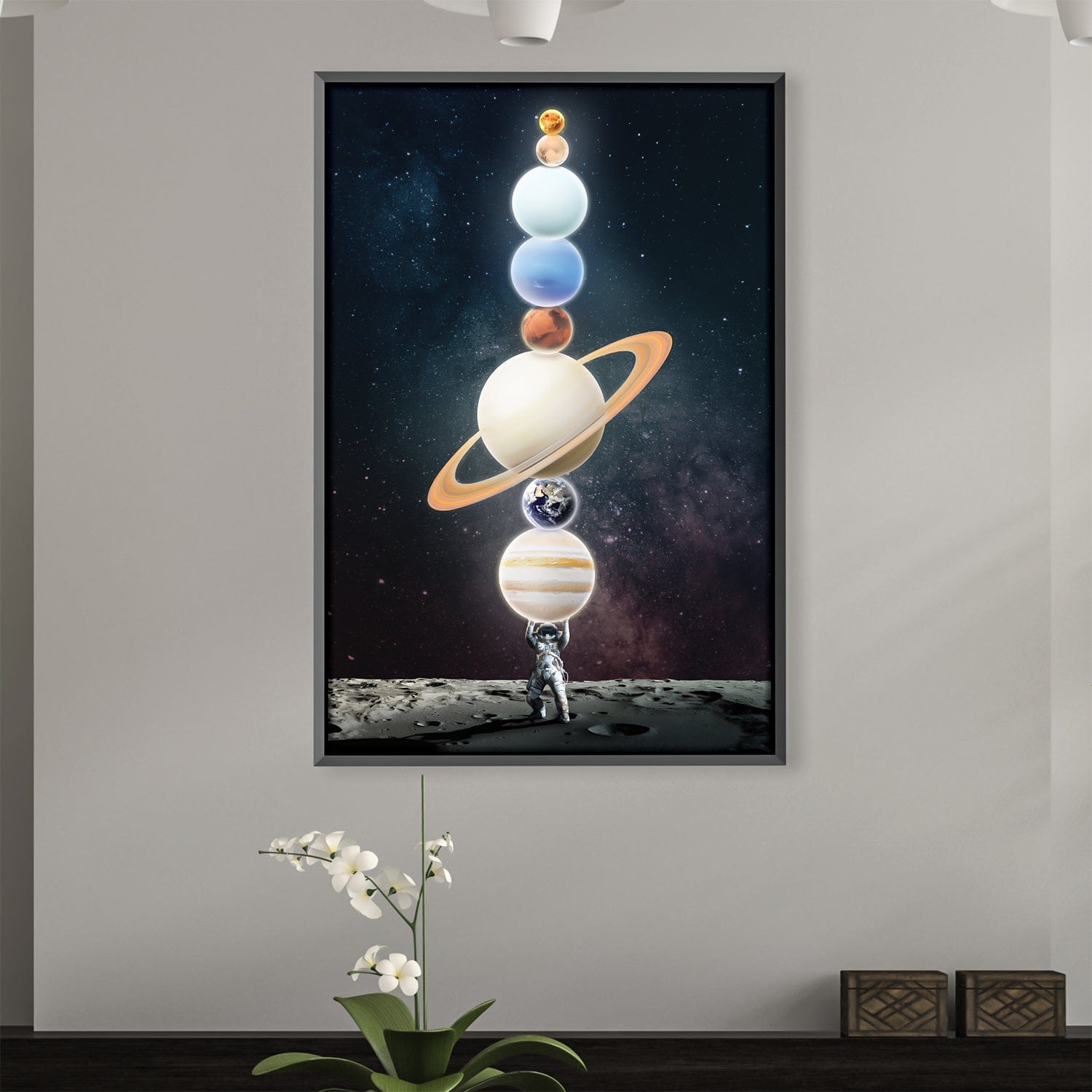 Toile de pile spatiale