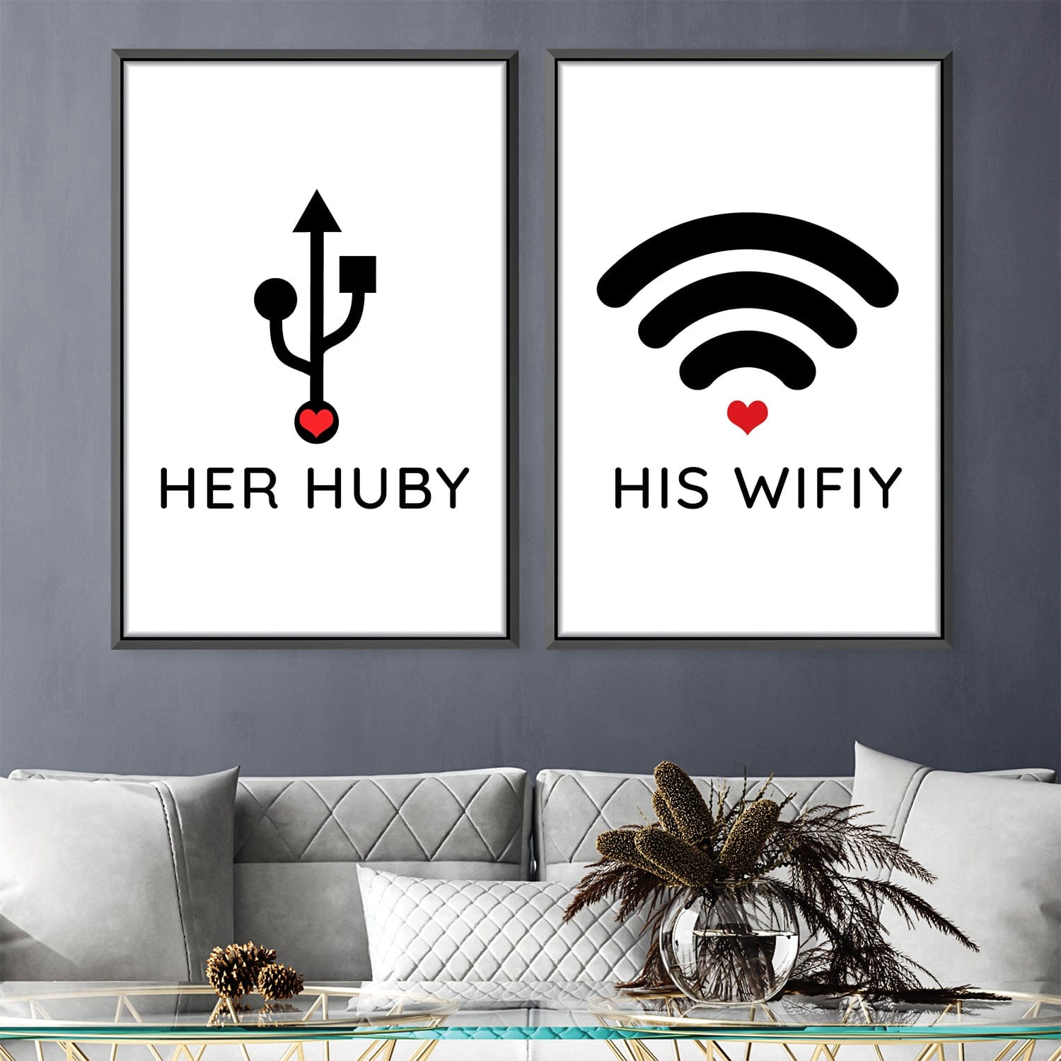 Toile Huby & Wifey