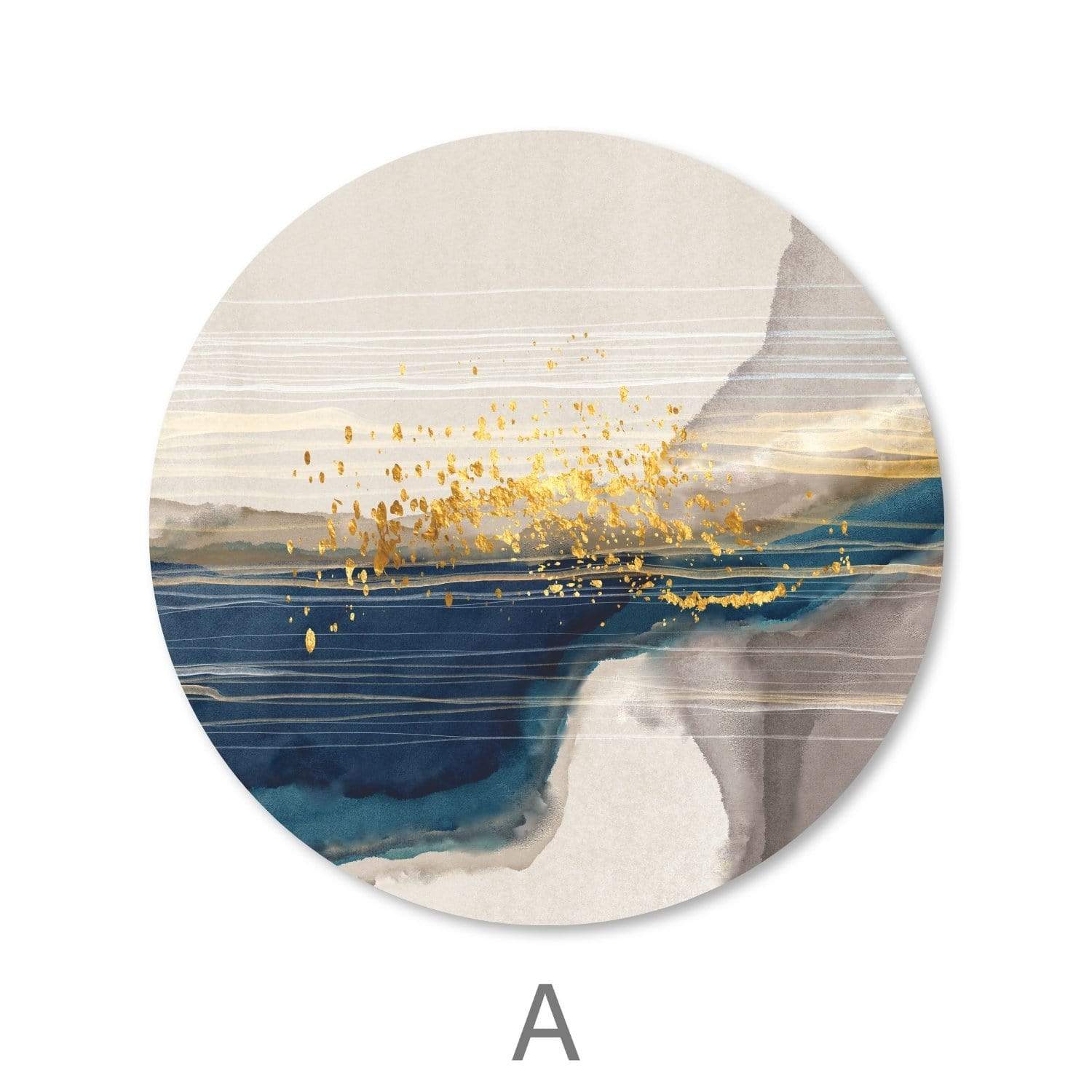 Toile abstraite spirituelle - Cercle