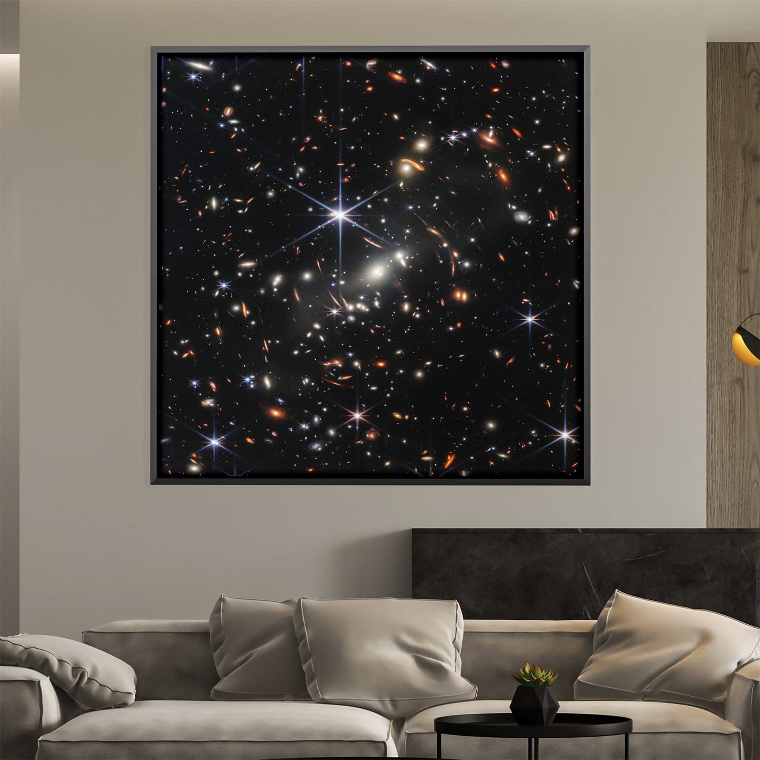 La première toile en champ profond de Webb