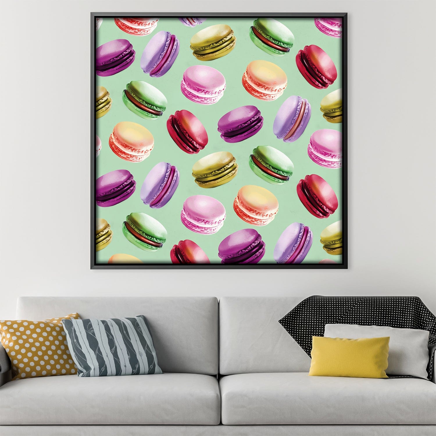 Toile Frénésie Macaron