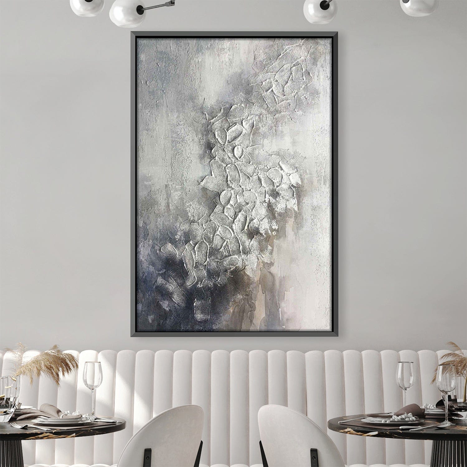 Peinture à l’huile dégradée texturée