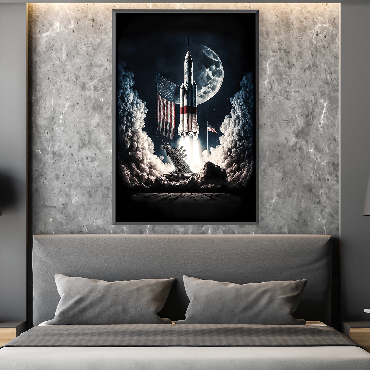 Toile de course spatiale