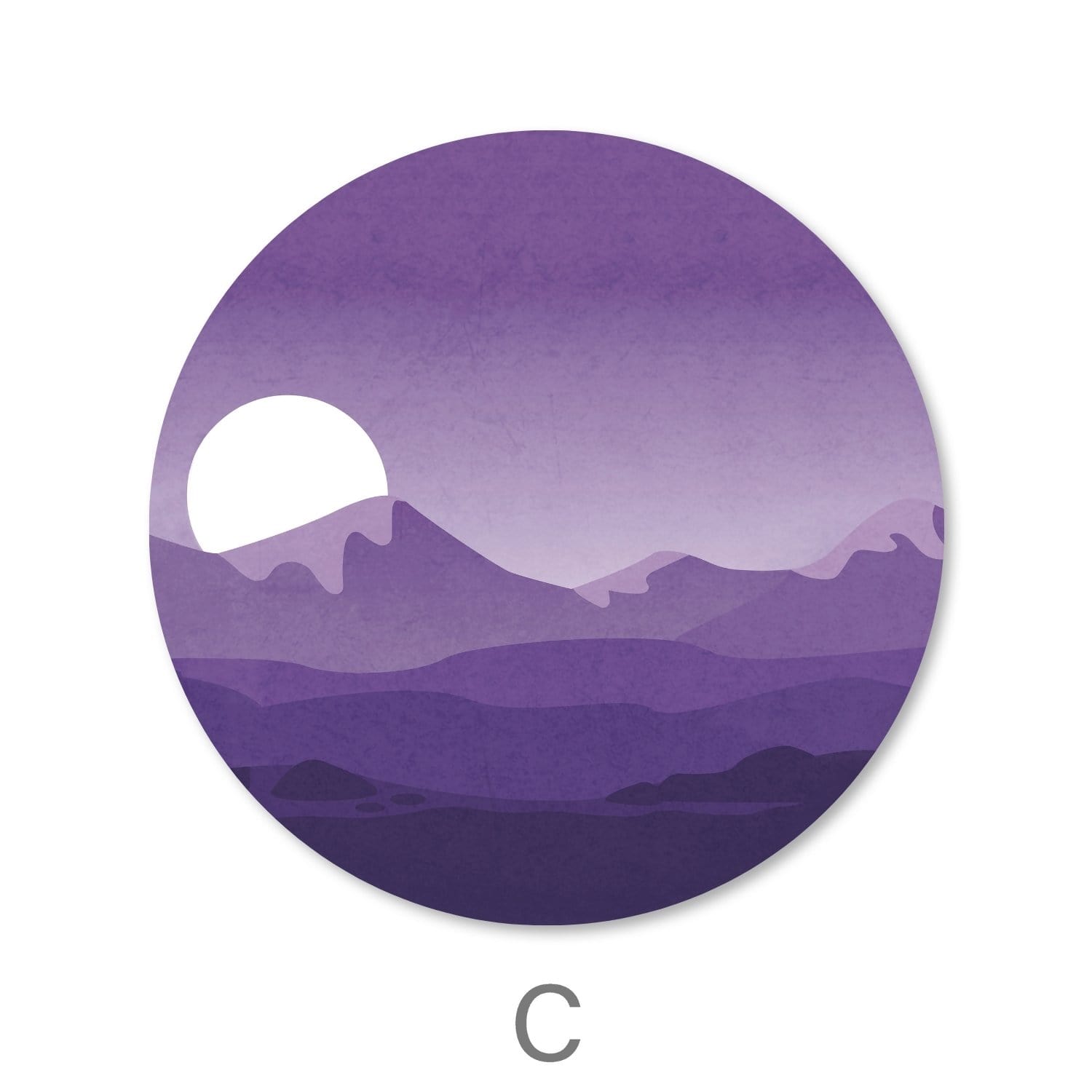 Toile Sunny Plains - Cercle