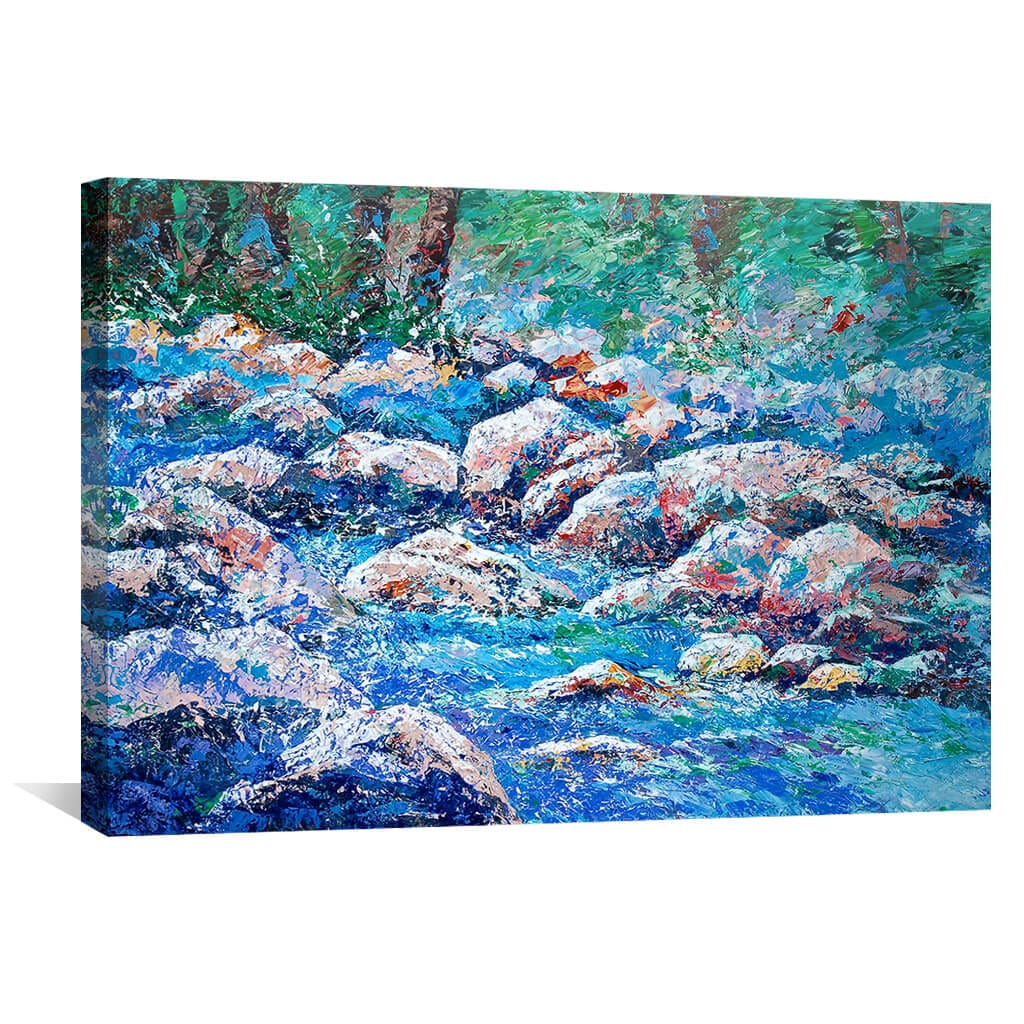 Toile Rhapsodie de la rivière