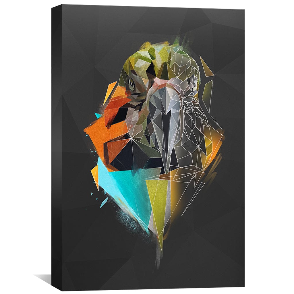 Toile foncée Low Poly Ara