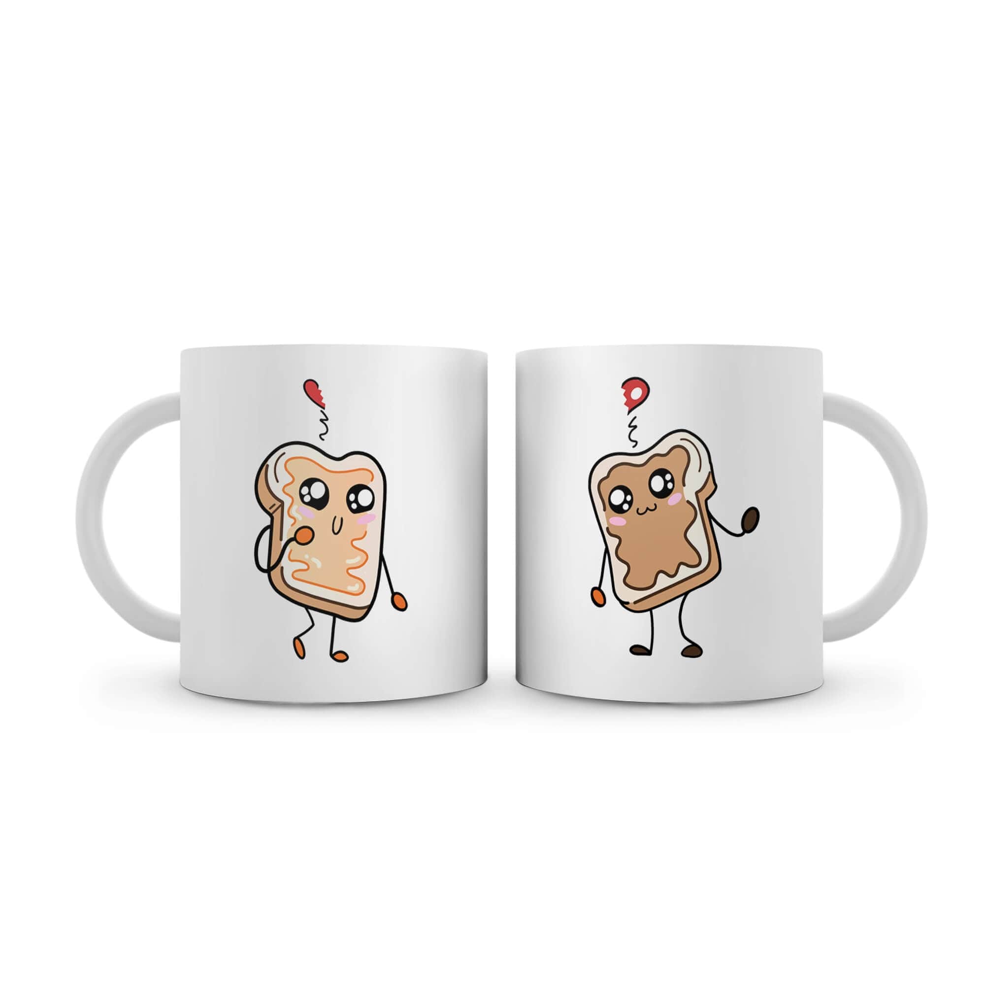 Tasse de sandwich d'amour