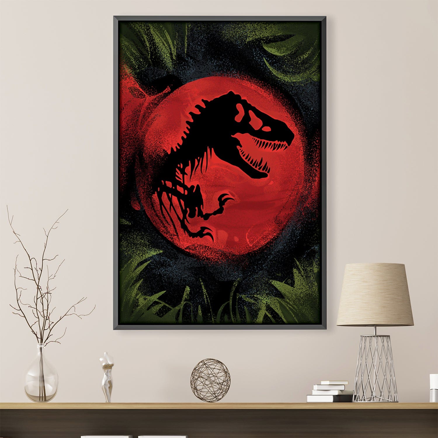 Jurassic Park-Leinwand