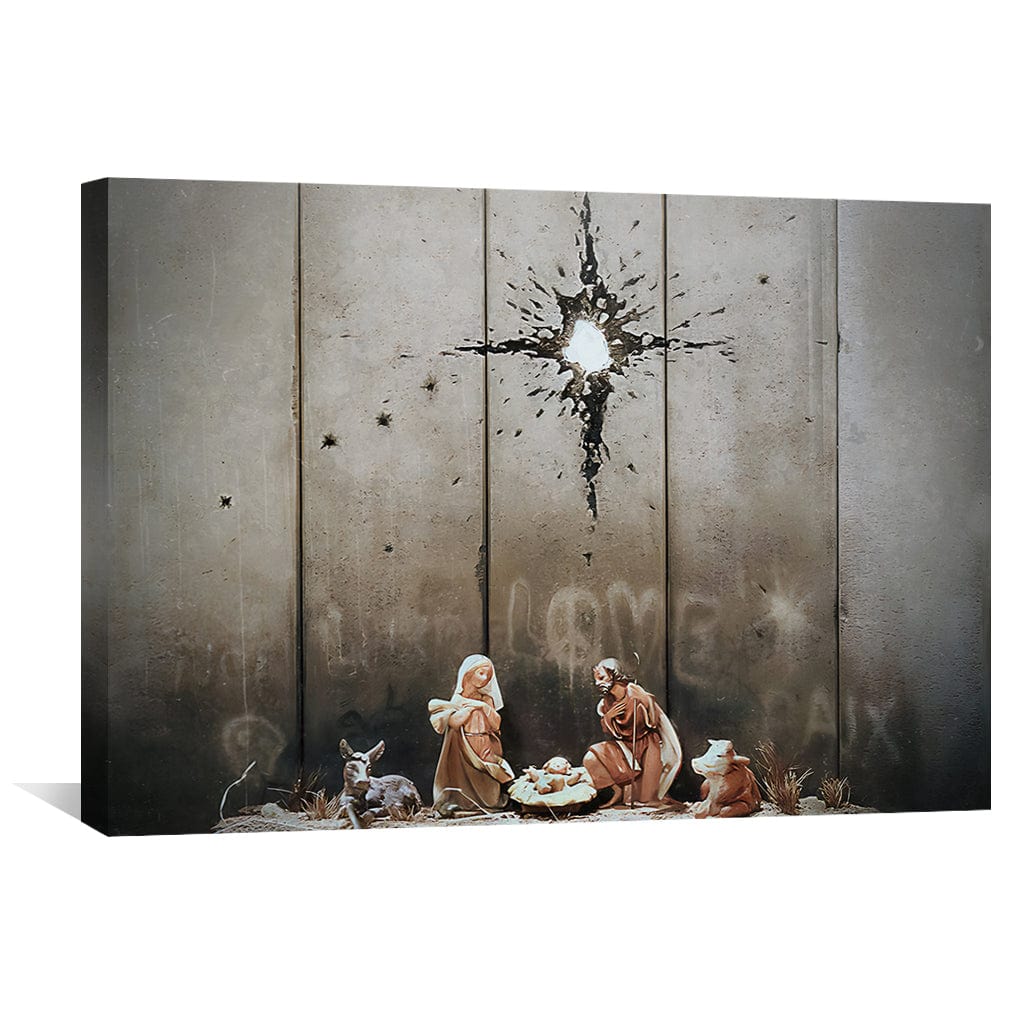 Toile Banksy Cicatrice de Bethléem