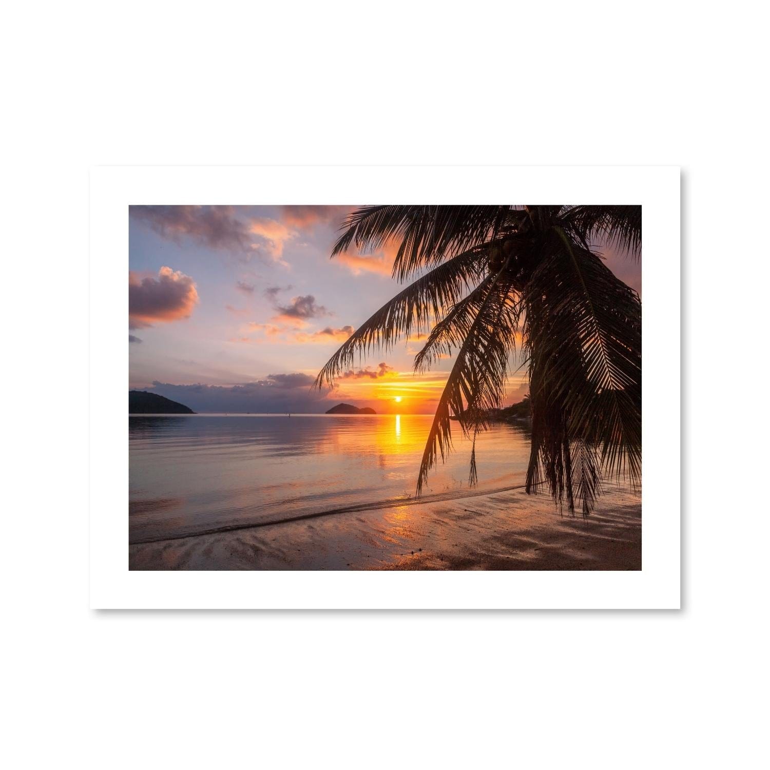 Getaway Sonnenuntergang Druck