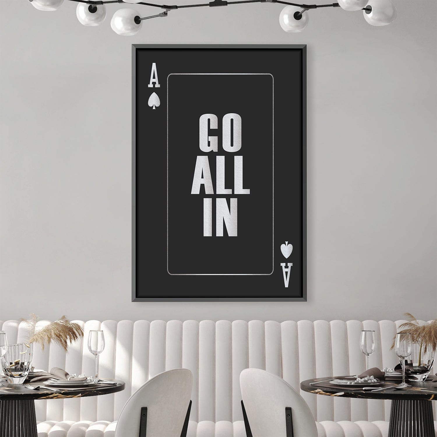 Gehen Sie All-In – Silberne Leinwand