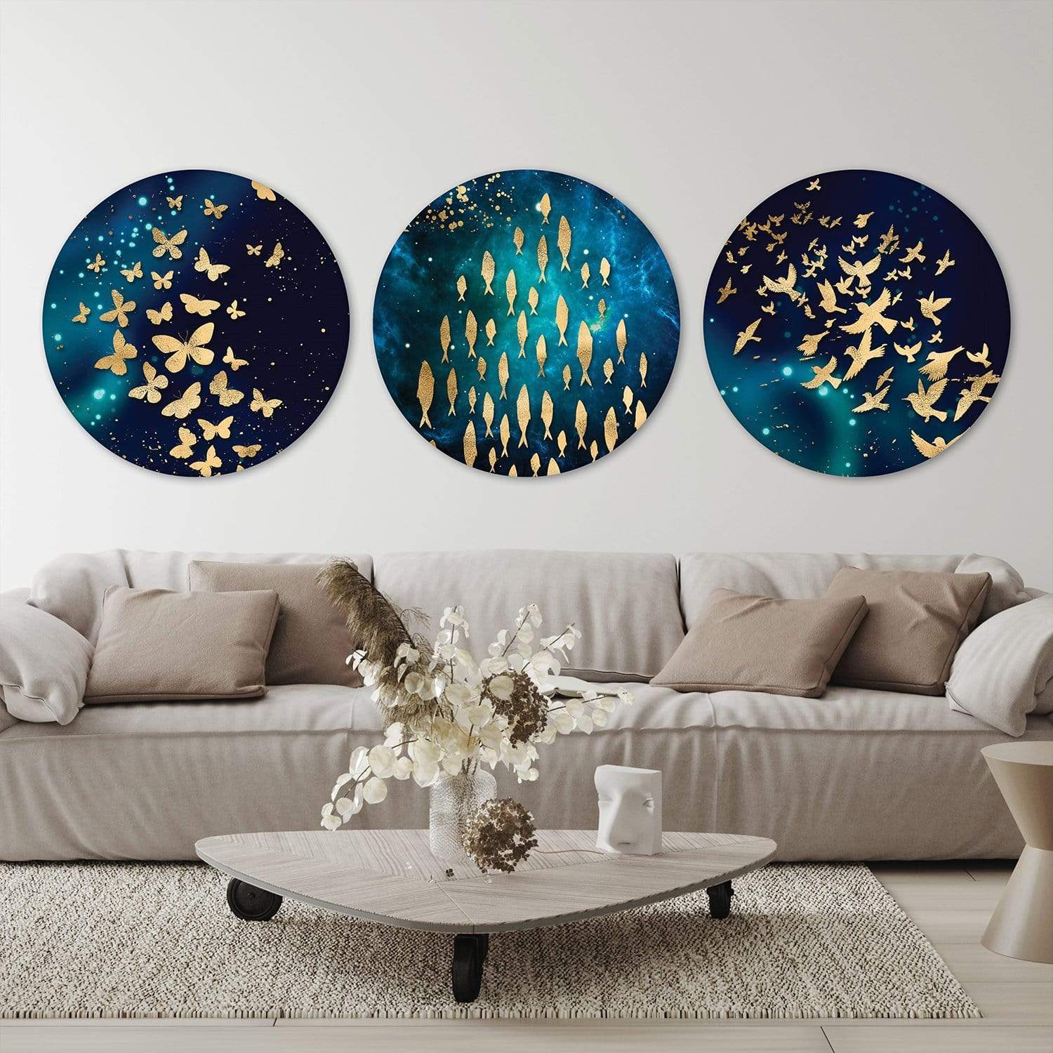 Toile Golden Array - Cercle