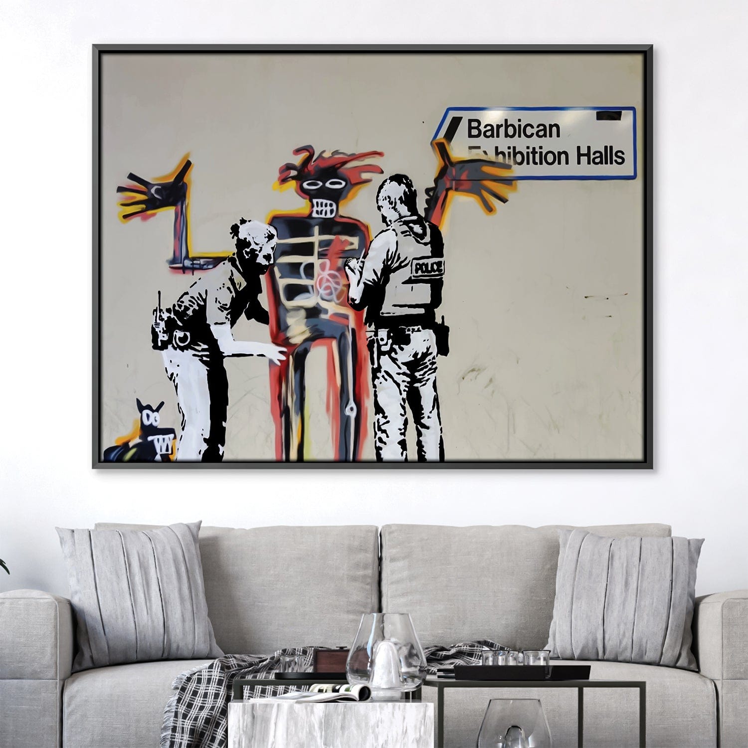 Toile Barbacane de Banksy