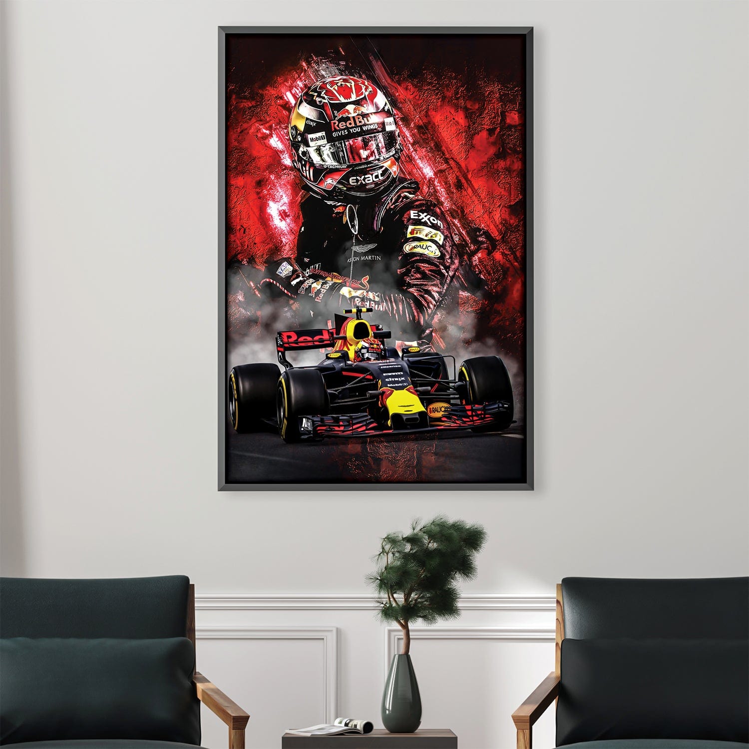 Course en toile rouge