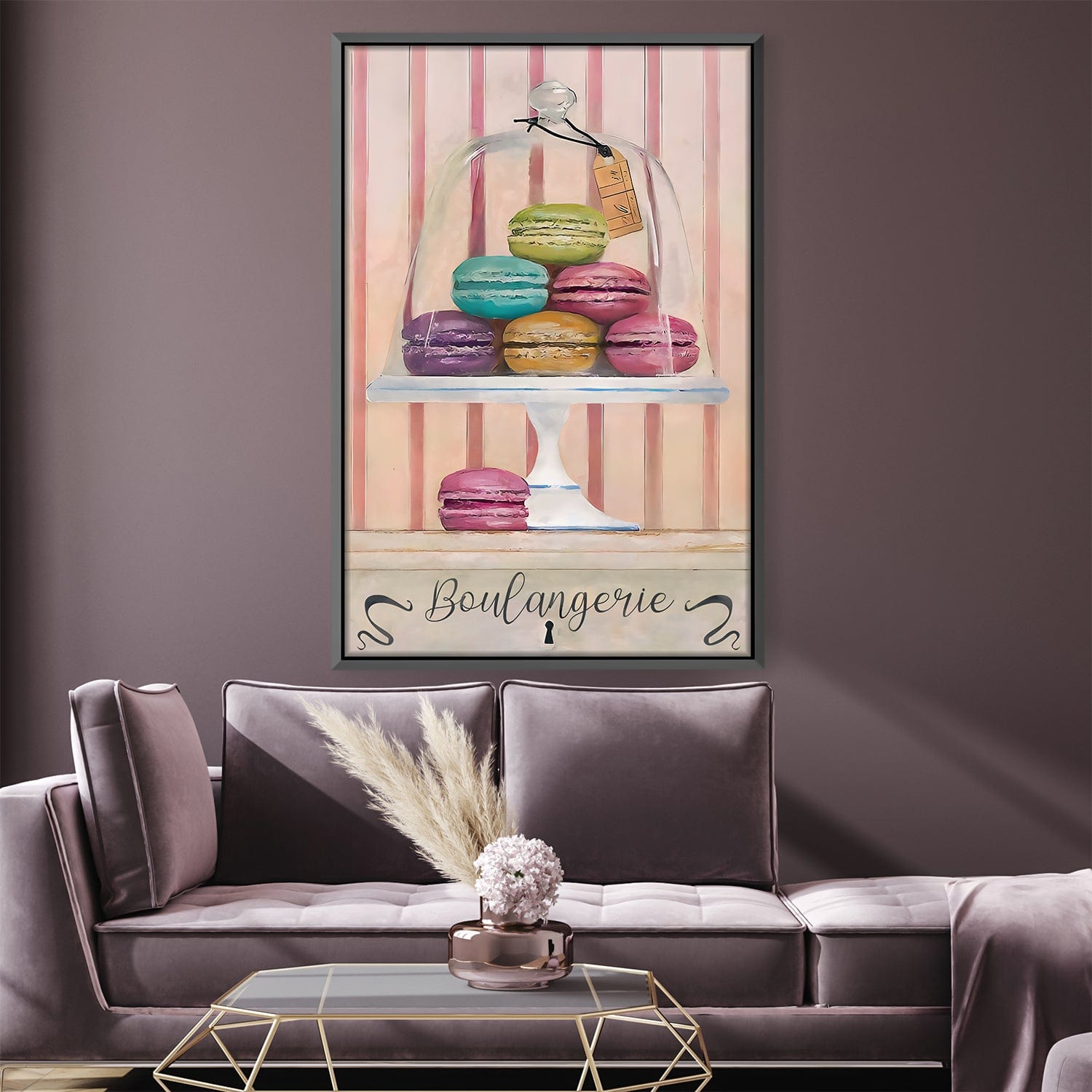 Toile Présentoir Macarons