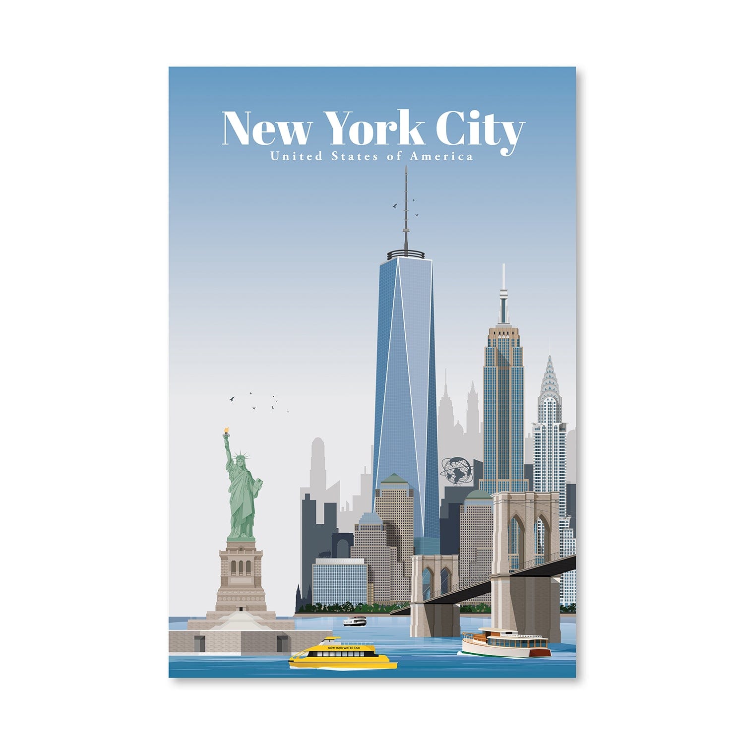 New York City Leinwand