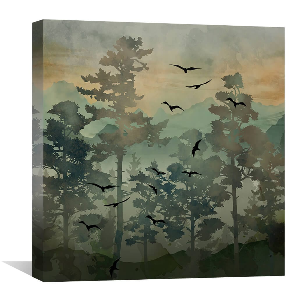 Toile de terrain aquarelle