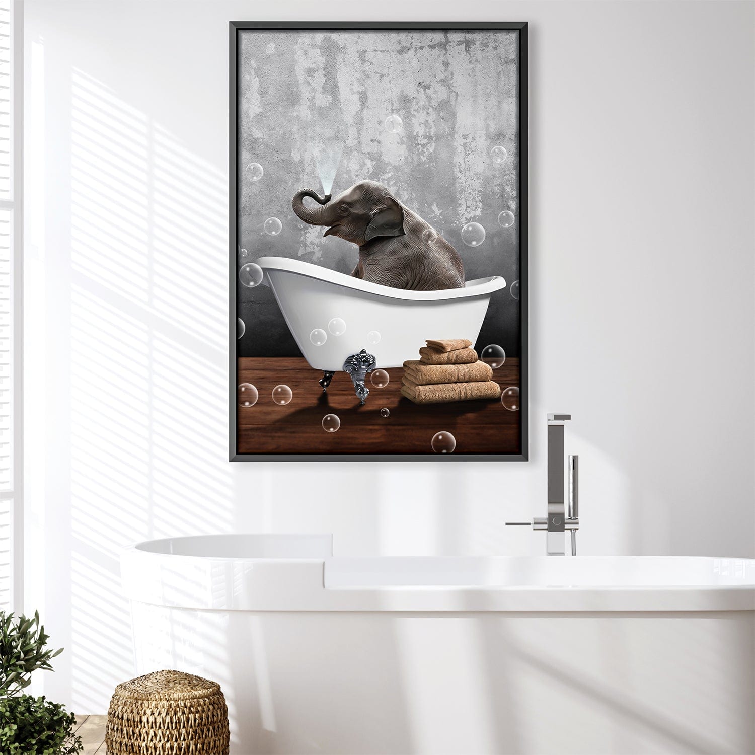 Toile de bain éléphant