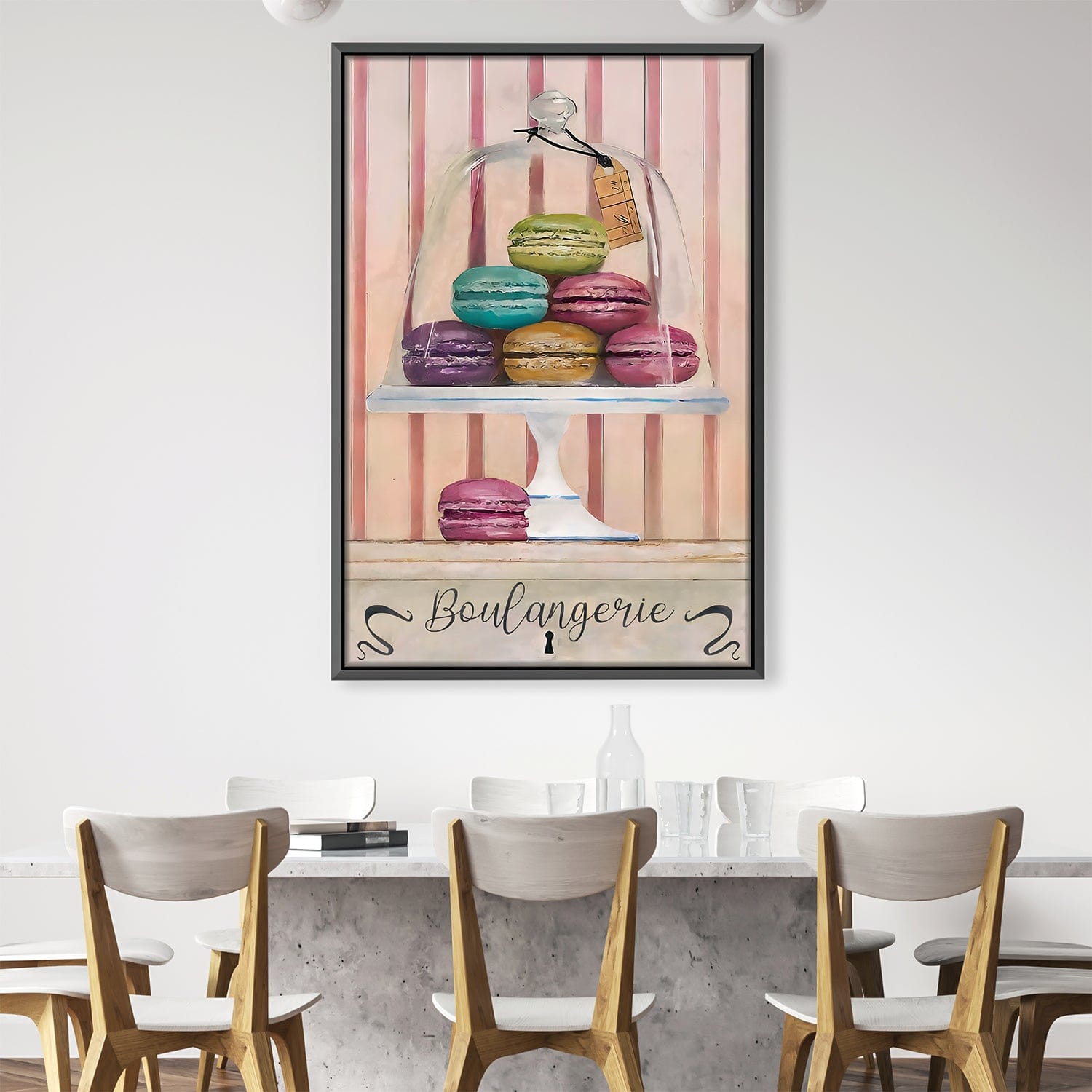 Toile Présentoir Macarons