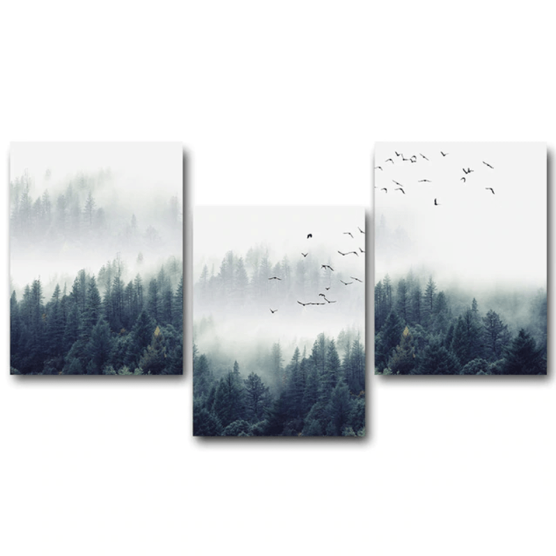 Toile Paysage Forestier